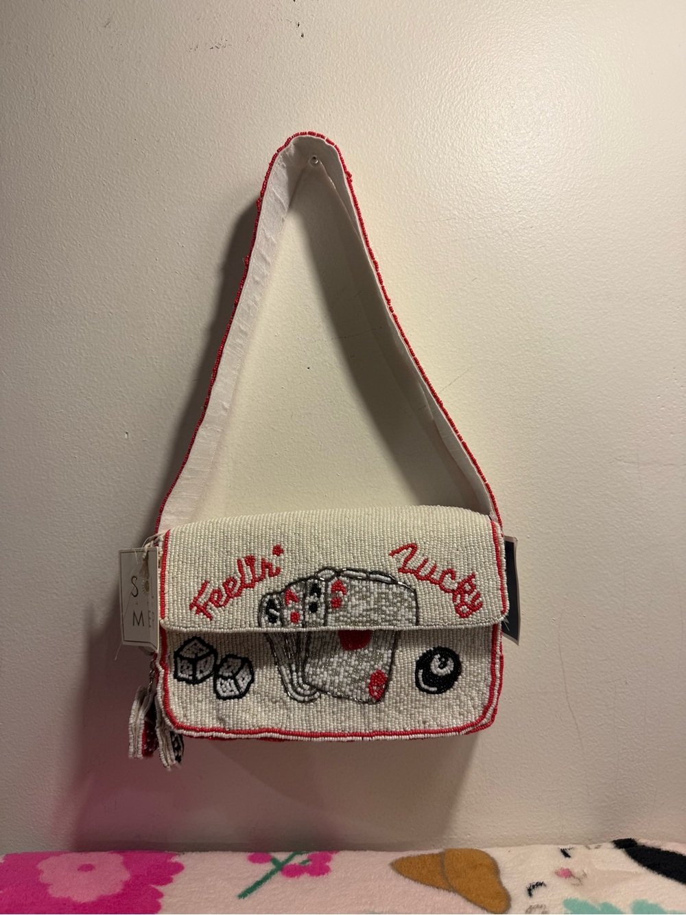 NEW Beaded Bag Sol and Mer Feeling Lucky NWT